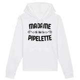 Sweat Capuche Adulte Madame pipelette 