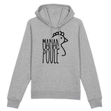 Sweat Capuche Adulte Maman poule 