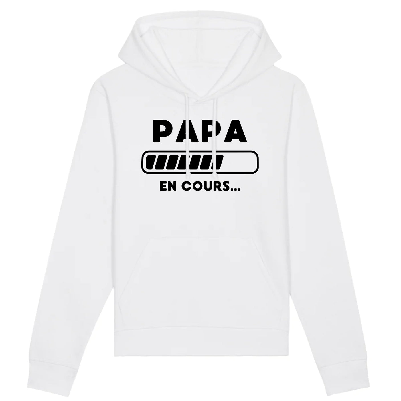 Sweat Capuche Adulte Papa en cours 