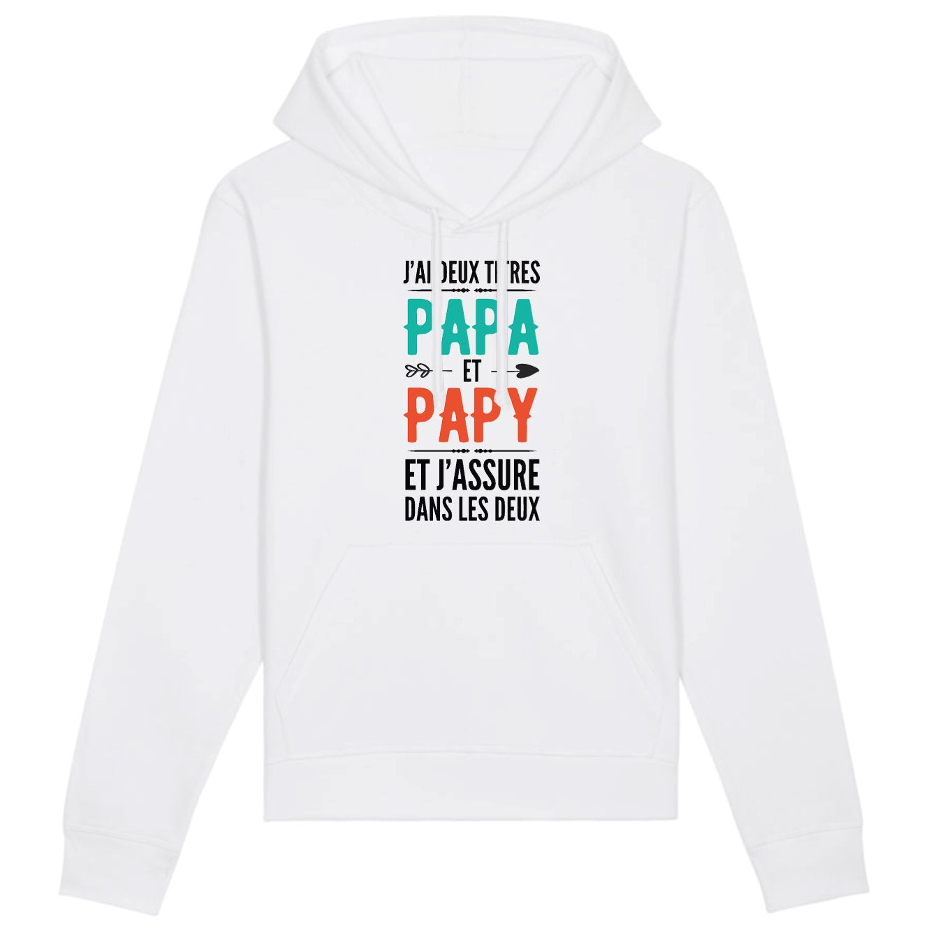 Sweat Capuche Adulte Papa et papy 