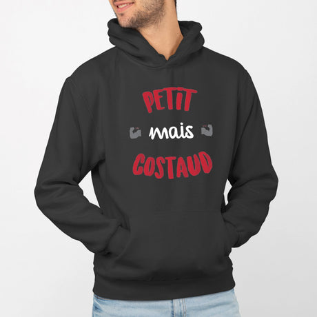 Sweat Capuche Adulte Petit mais costaud Noir