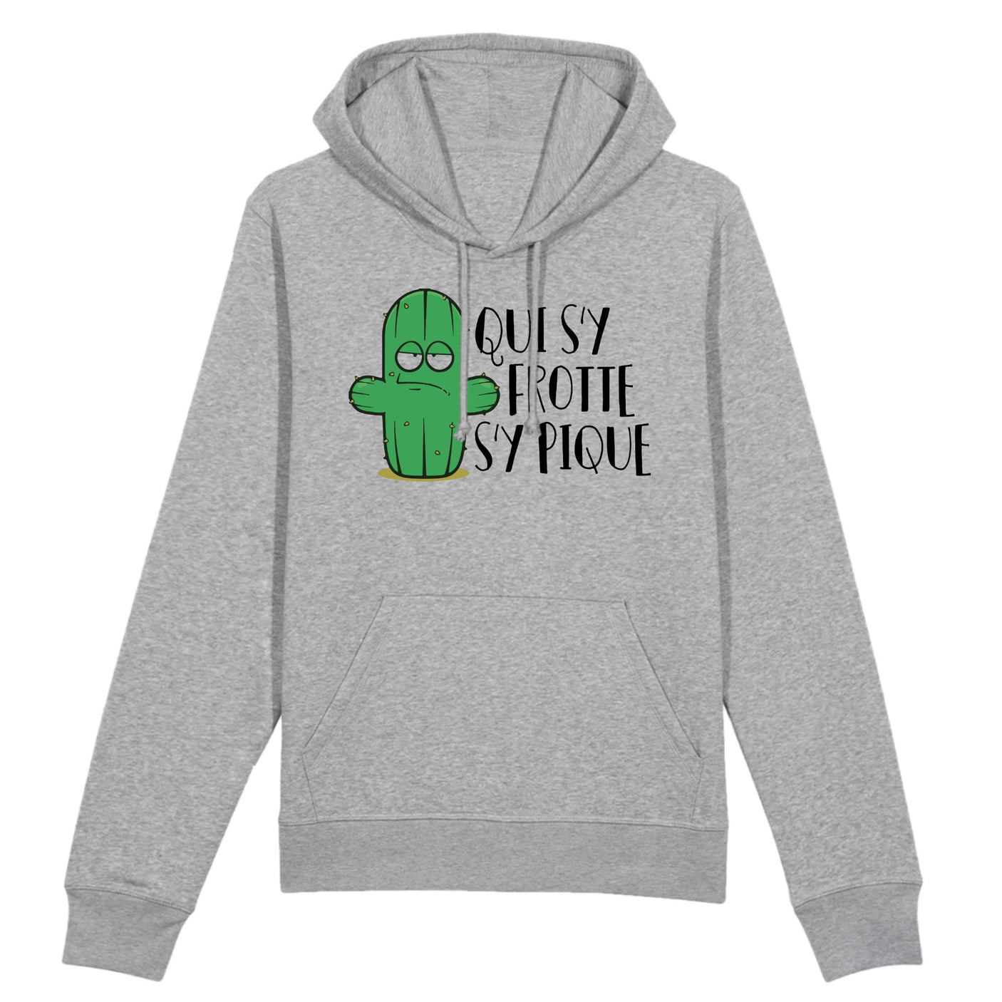 Sweat Capuche Adulte Qui s'y frotte s'y pique 