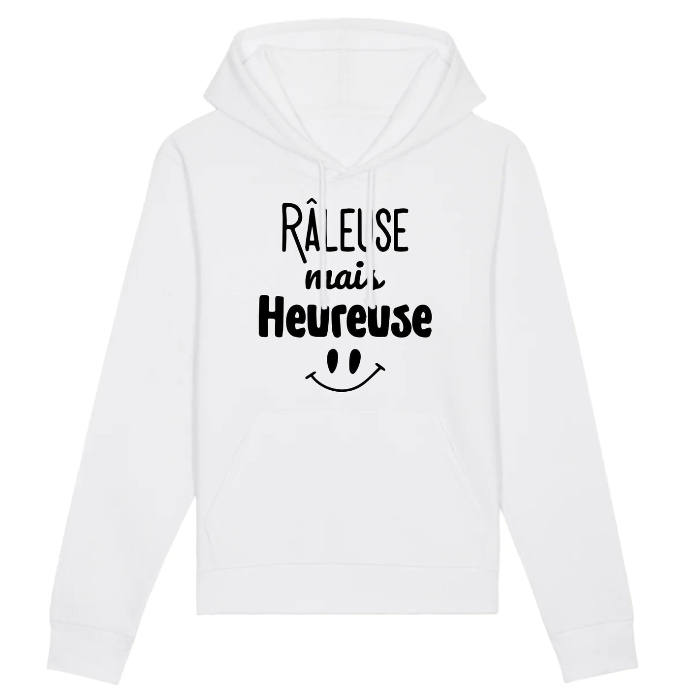 Sweat Capuche Adulte Râleuse mais heureuse 