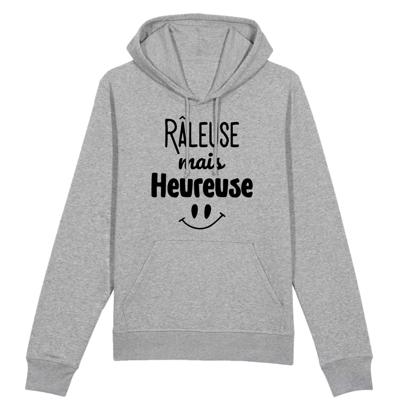 Sweat Capuche Adulte Râleuse mais heureuse 