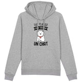 Sweat Capuche Adulte Tout plaquer pour devenir un chat 