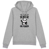 Sweat Capuche Adulte Tout plaquer pour devenir un panda 