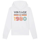 Sweat Capuche Adulte Vintage année 1980 