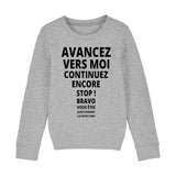 Sweat Enfant Avancez vers la perfection 