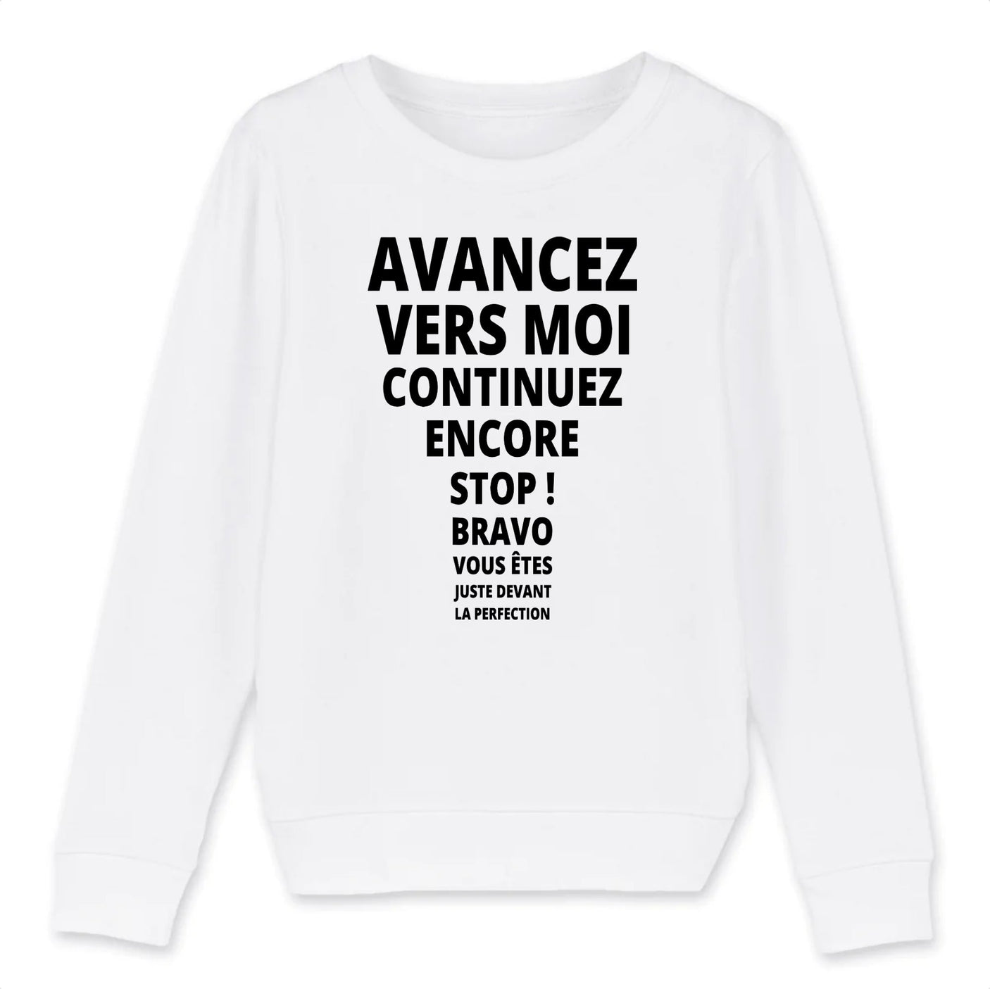 Sweat Enfant Avancez vers la perfection 