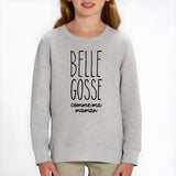 Sweat Enfant Belle gosse comme maman Gris