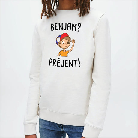 Sweat Enfant Benjam prejent Blanc