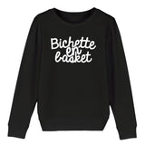 Sweat Enfant Bichette en basket 