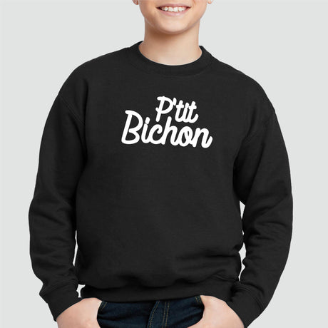 Sweat Enfant Bichon Noir