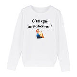 Sweat Enfant C'est qui la patronne 