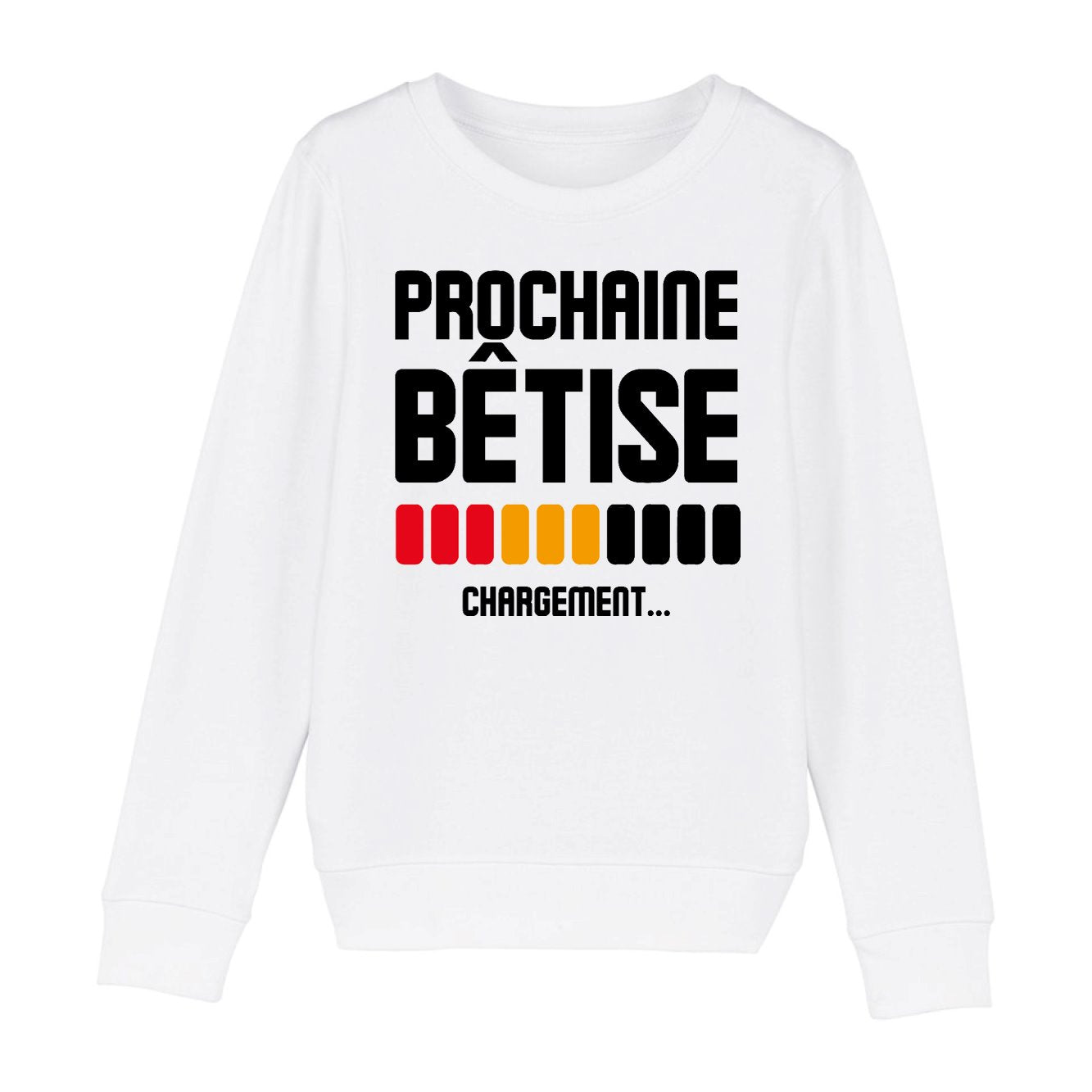 Sweat Enfant Chargement prochaine bêtise 