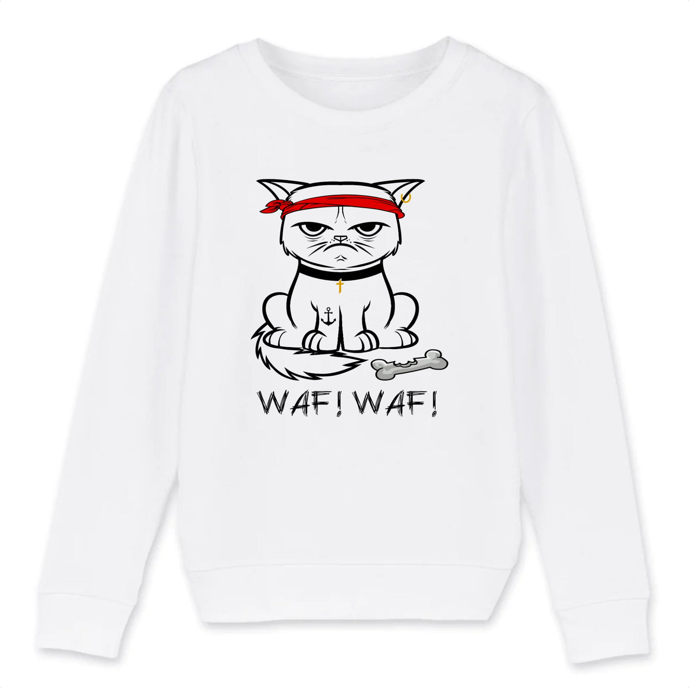 Sweat Enfant Chat bad boy 