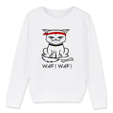 Sweat Enfant Chat bad boy 