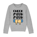 Sweat Enfant Check meuh meuh 