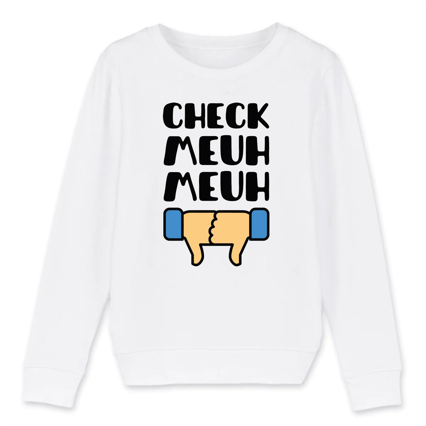 Sweat Enfant Check meuh meuh 