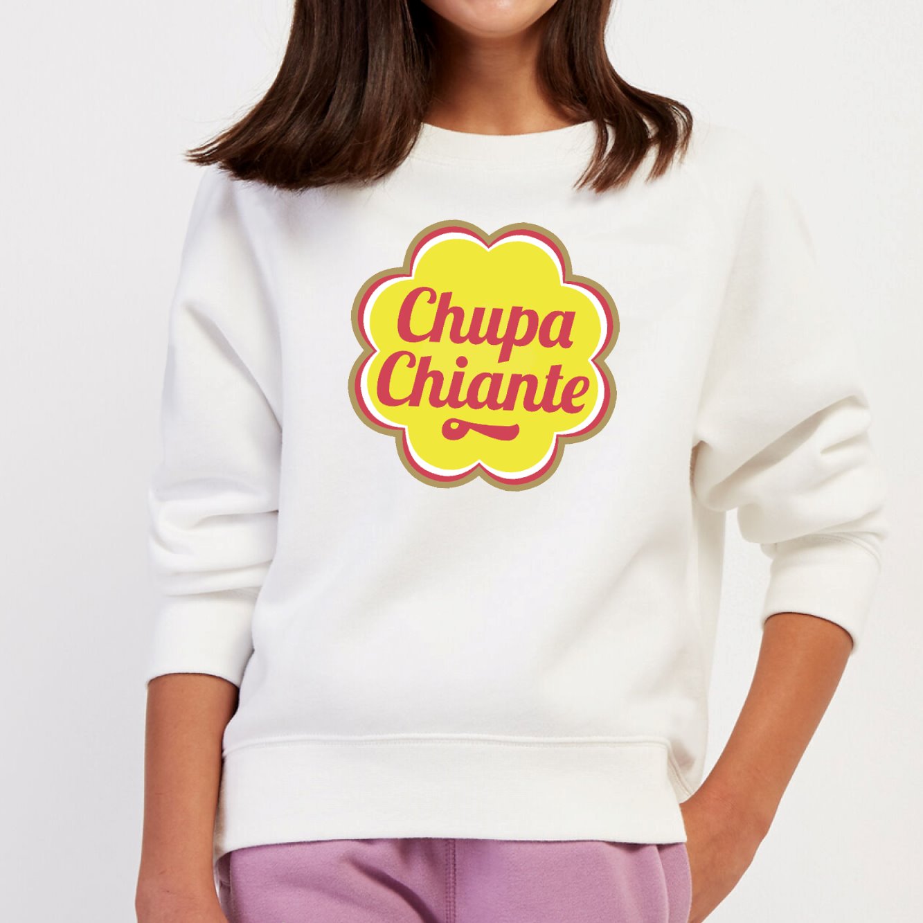 Sweat Enfant Chupa chiante Blanc