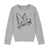 Sweat Enfant Colombe de la paix 