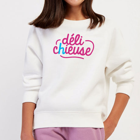 Sweat Enfant Délichieuse Blanc