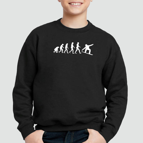 Sweat Enfant Évolution snow Noir