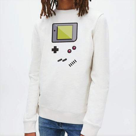 Sweat Enfant Game Boy Blanc