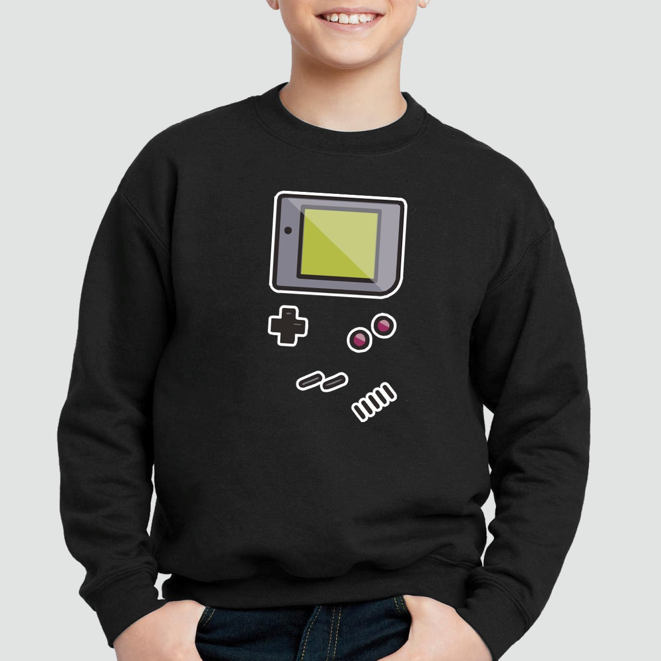 Sweat Enfant Game Boy Noir