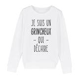 Sweat Enfant Grincheux qui déchire 