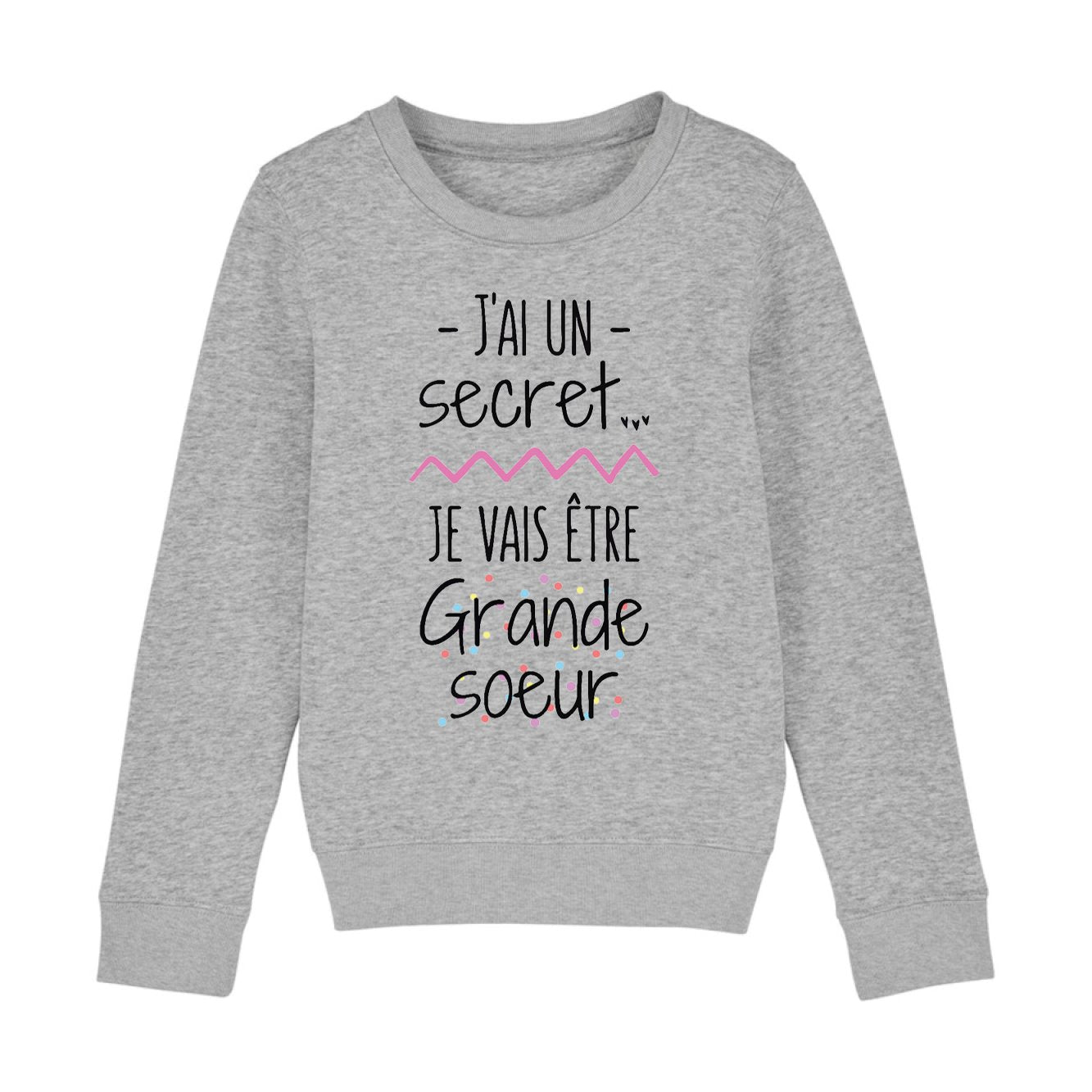 Sweat Enfant Je vais être grande soeur 