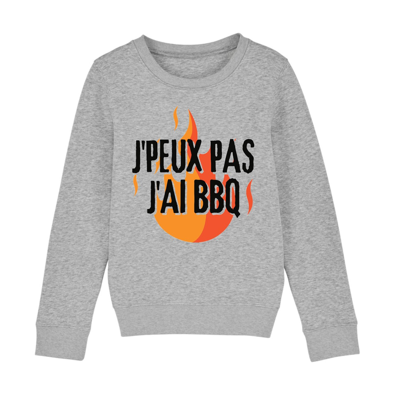 Sweat Enfant J'peux pas j'ai barbecue 