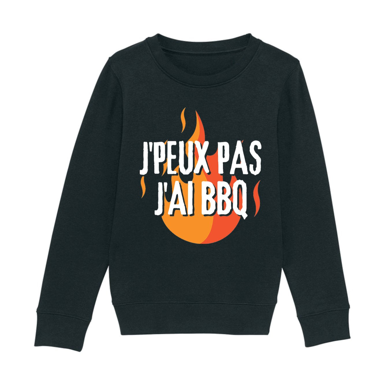 Sweat Enfant J'peux pas j'ai barbecue 