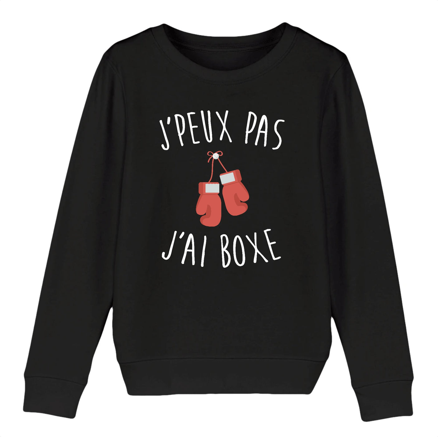 Sweat Enfant J'peux pas j'ai boxe 