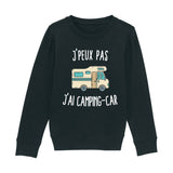 Sweat Enfant J'peux pas j'ai camping-car 