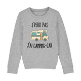 Sweat Enfant J'peux pas j'ai camping-car 