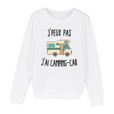 Sweat Enfant J'peux pas j'ai camping-car 