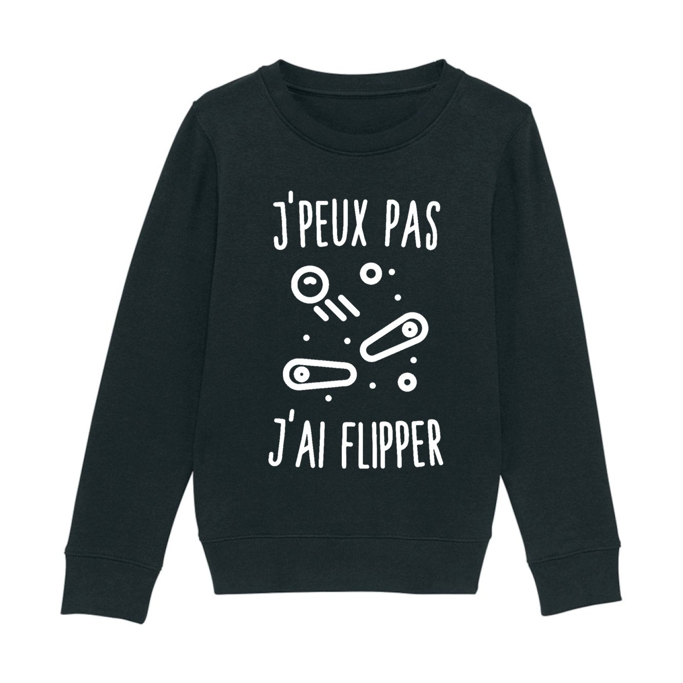 Sweat Enfant J'peux pas j'ai flipper 