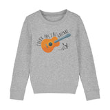 Sweat Enfant J'peux pas j'ai guitare 