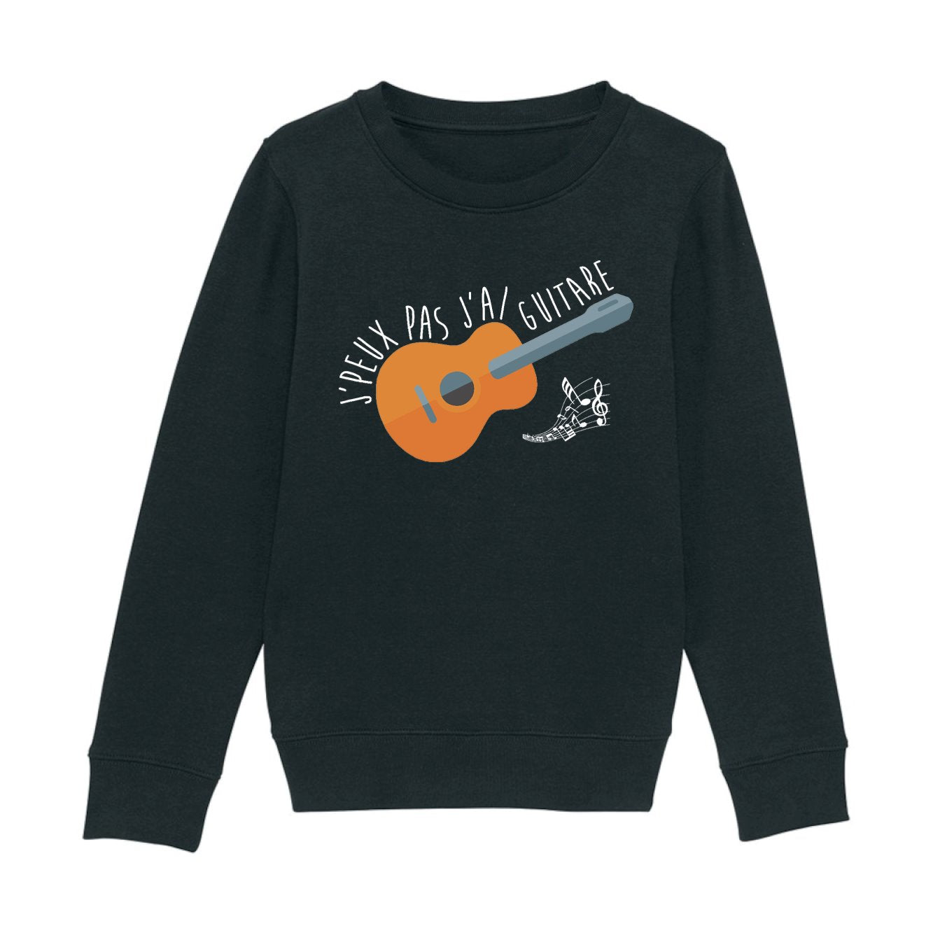 Sweat Enfant J'peux pas j'ai guitare 