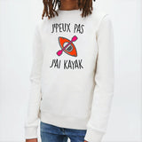 Sweat Enfant J'peux pas j'ai kayak Blanc