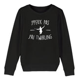 Sweat Enfant J'peux pas j'ai twirling 