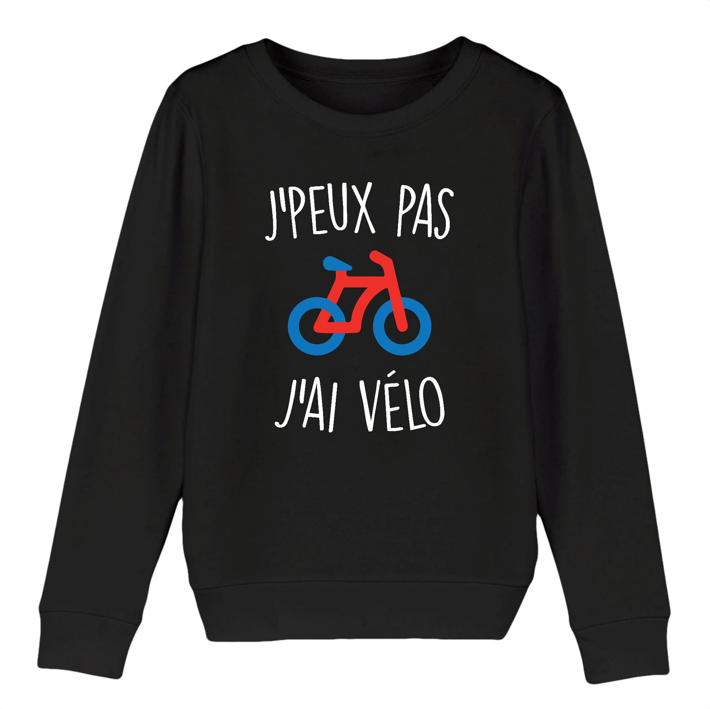 Sweat Enfant J'peux pas j'ai vélo 