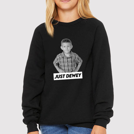 Sweat Enfant Just Dewey Noir