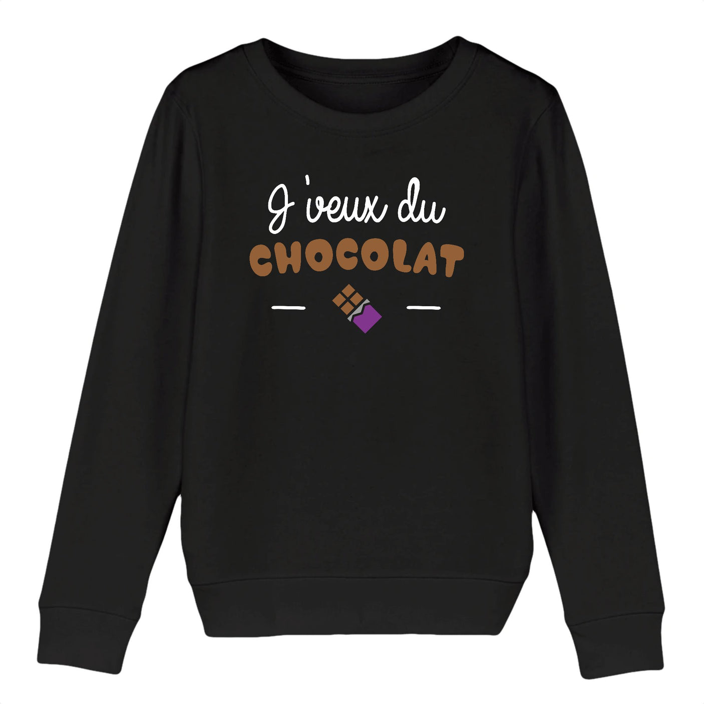 Sweat Enfant J'veux du chocolat 