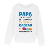 Sweat Enfant Le meilleur cadeau pour papa 