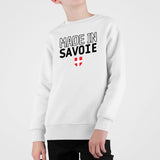 Sweat Enfant Made in Savoie Blanc