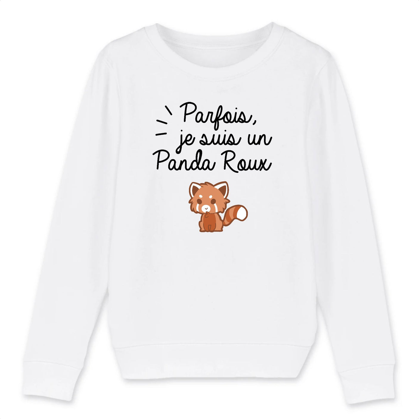 Sweat Enfant Panda roux 