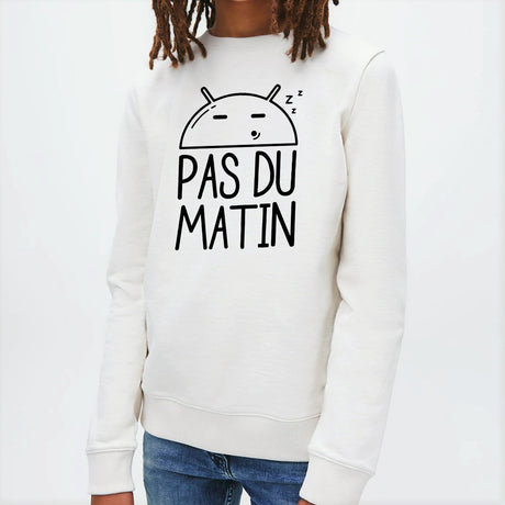 Sweat Enfant Pas du matin Blanc