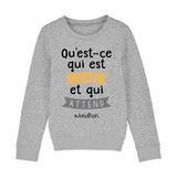 Sweat Enfant Qu'est-ce qui est jaune Jonathan 